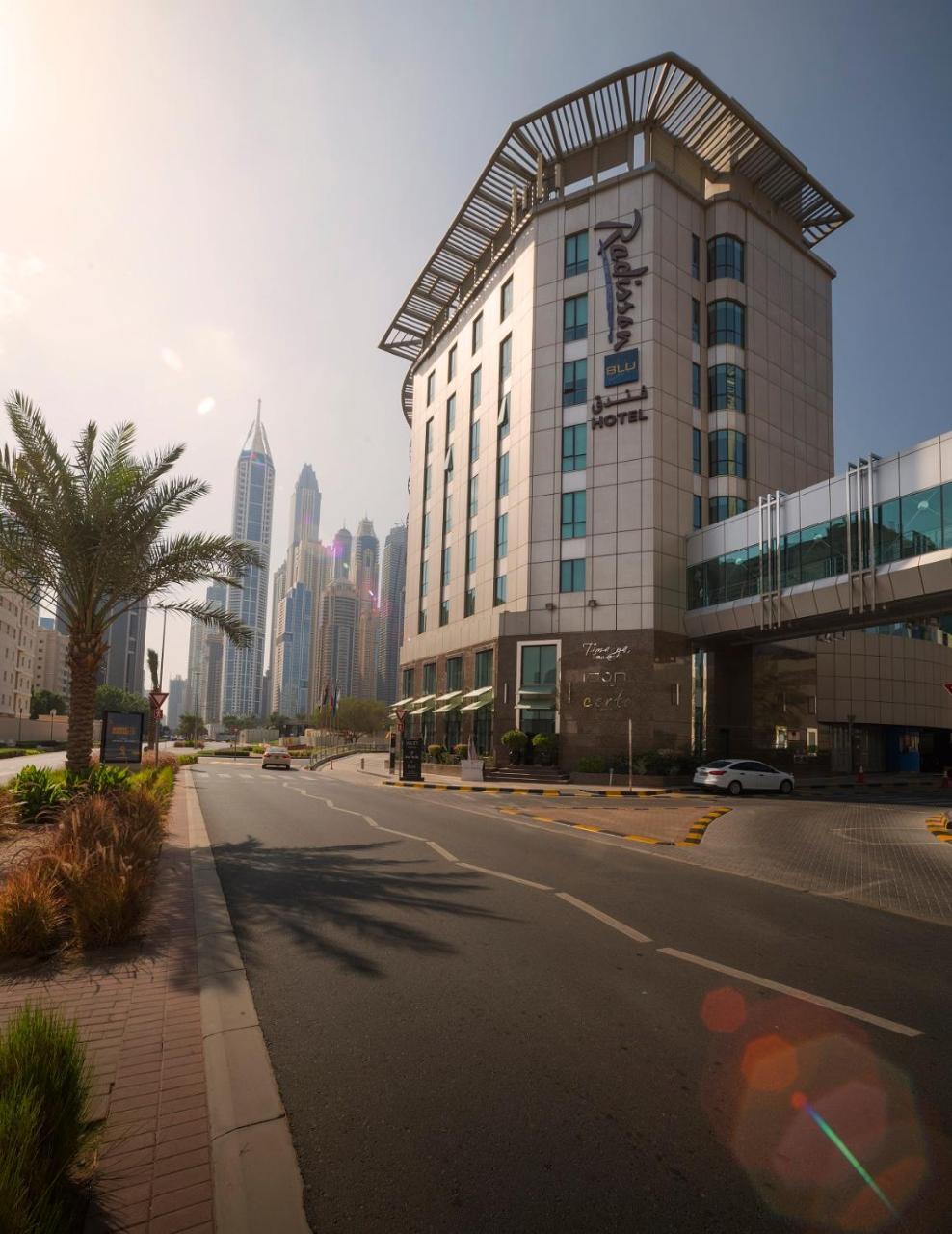 Radisson Blu Hotel, Dubai Media City Bagian luar foto